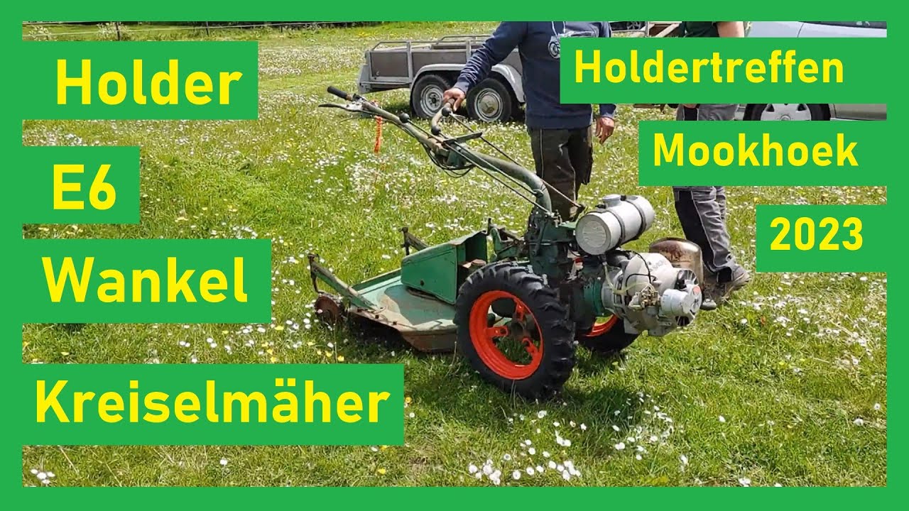 Holder E6 mit Sachs-Wankelmotor und Kreiselmähwerk | Holdertreffen Mookhoek 2023