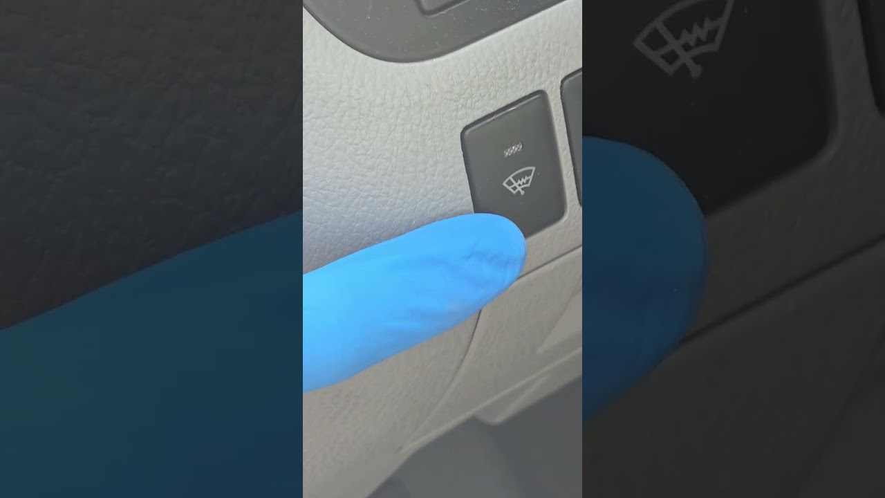 Heated windshield on a Toyota  Highlander #toyota #highlander #heated #suv #windshield