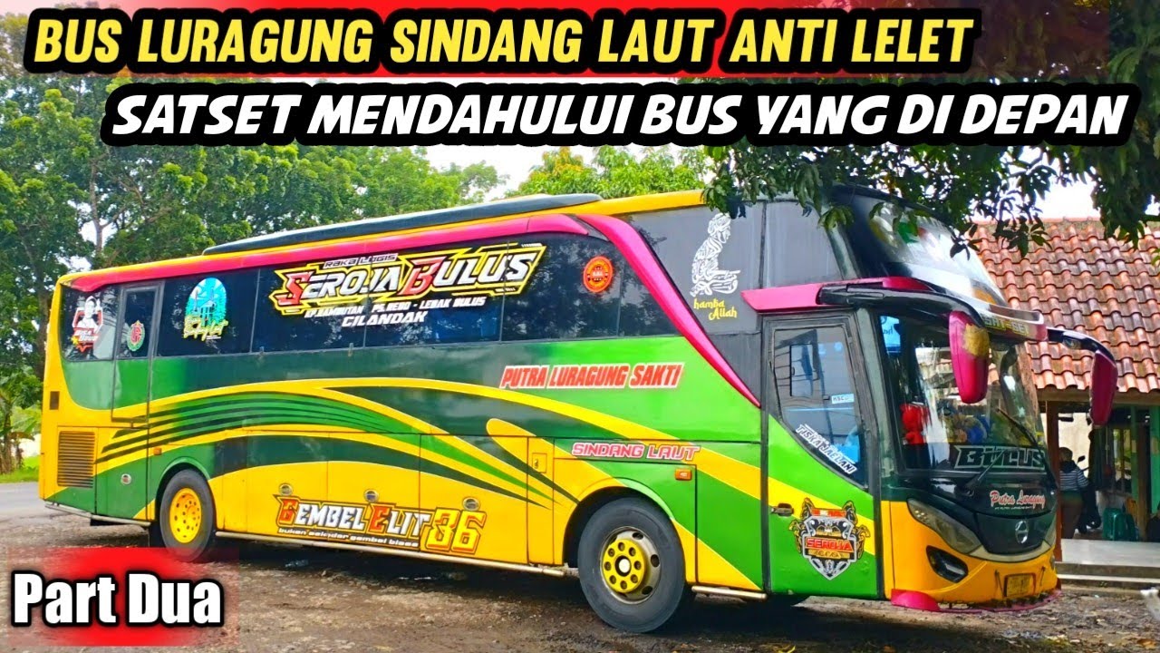 BANTER KEJAR WAKTU‼️Luragung Seroja Bulus ngejos terus di Cipali overtake smua bus di Depannya