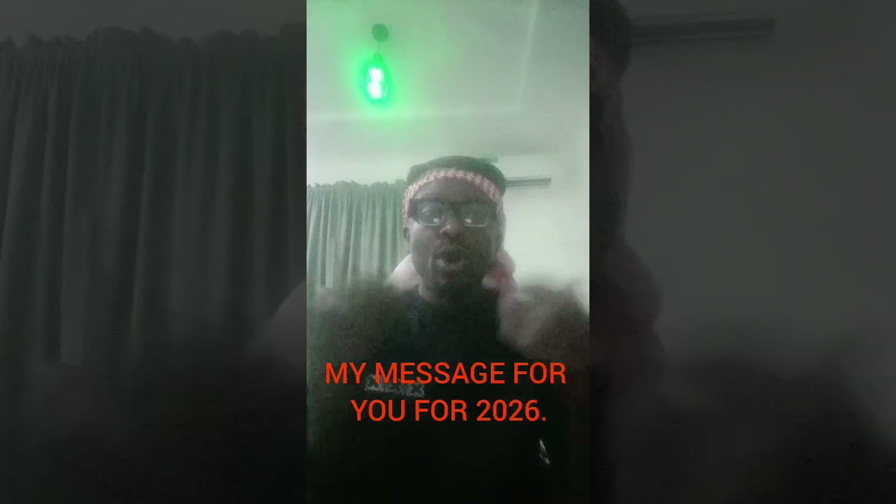 My message for you for 2026
