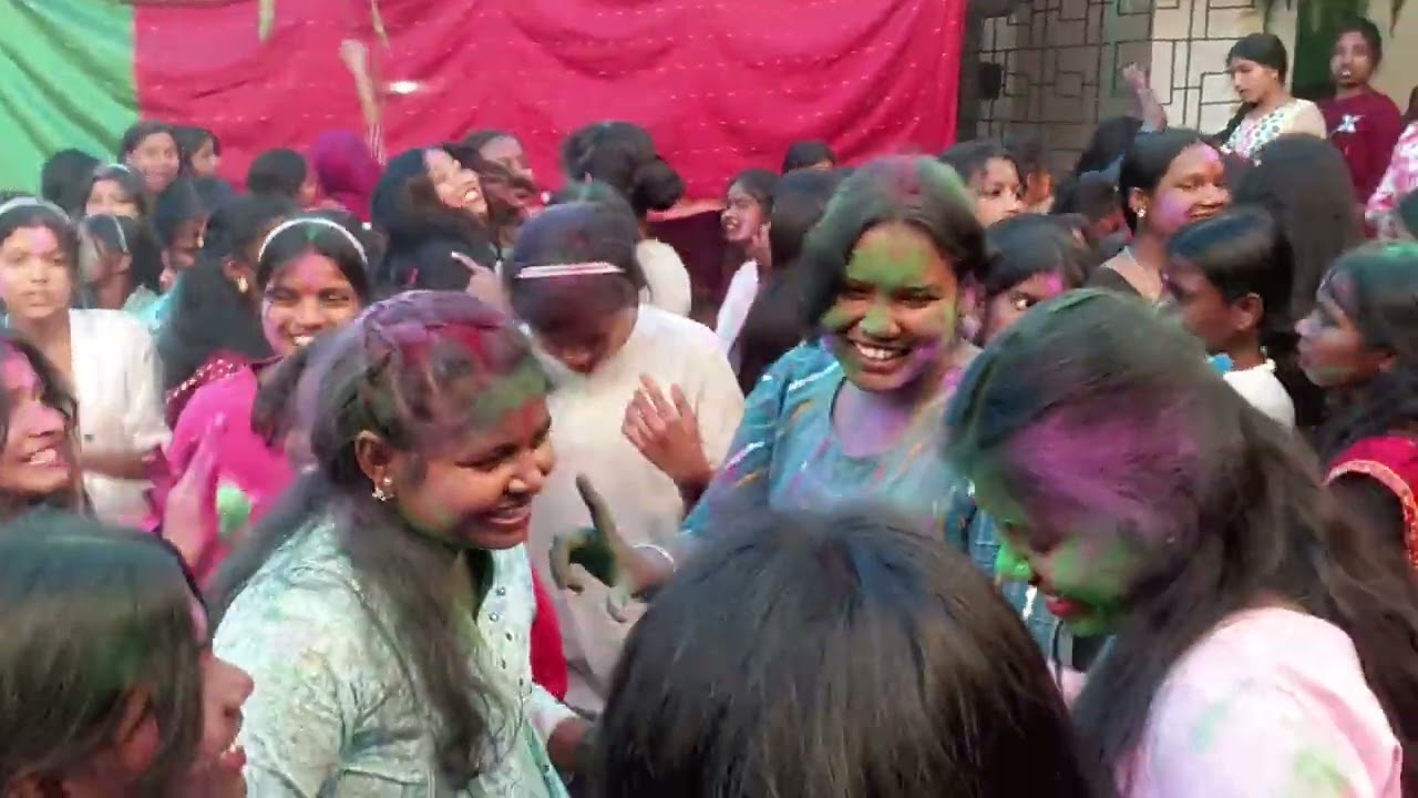 Kgbv kundahit#hostelgirl#saraswati #visarjan#hostellife #joy
