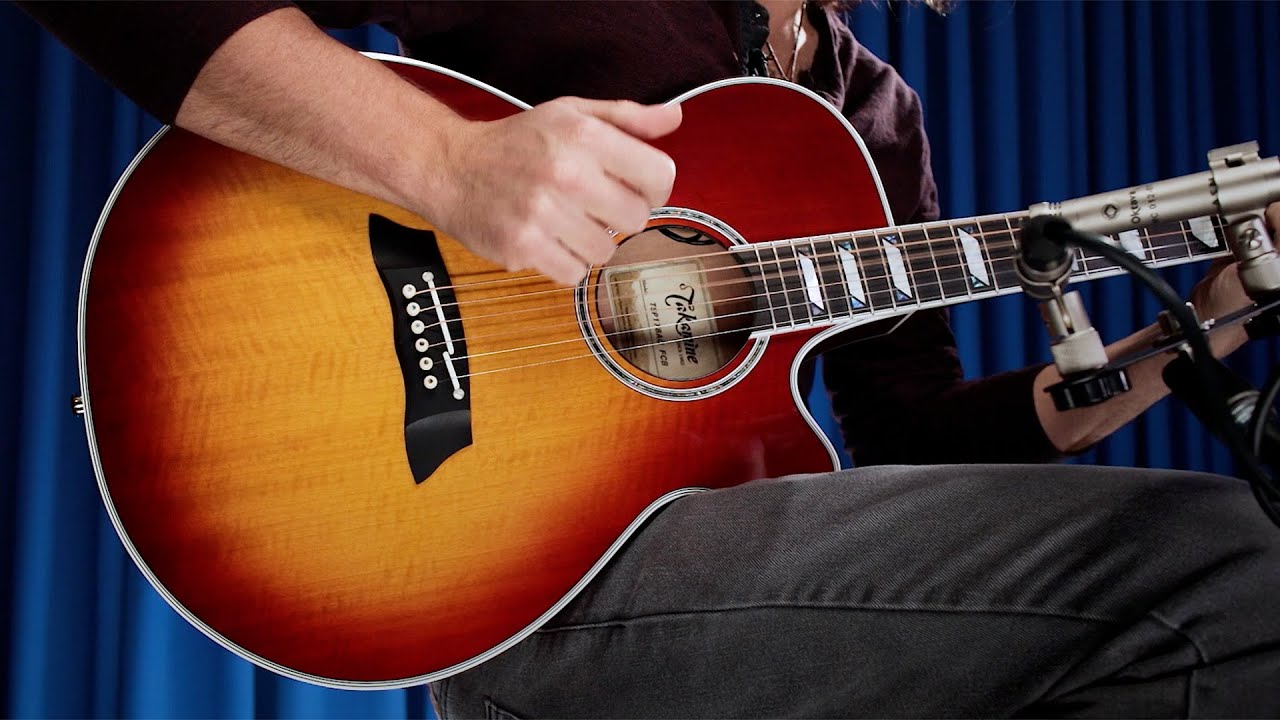 Takamine Guitars | Thinline Series TSP178AC FCB Demo | Jake Allen