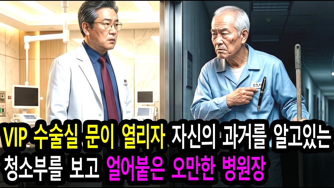 쓰레기 취급하며 문전박대했던 늙은 청소부가, 25년 전 자신을 살린 '천재 외과의'인 줄 모르고...?!