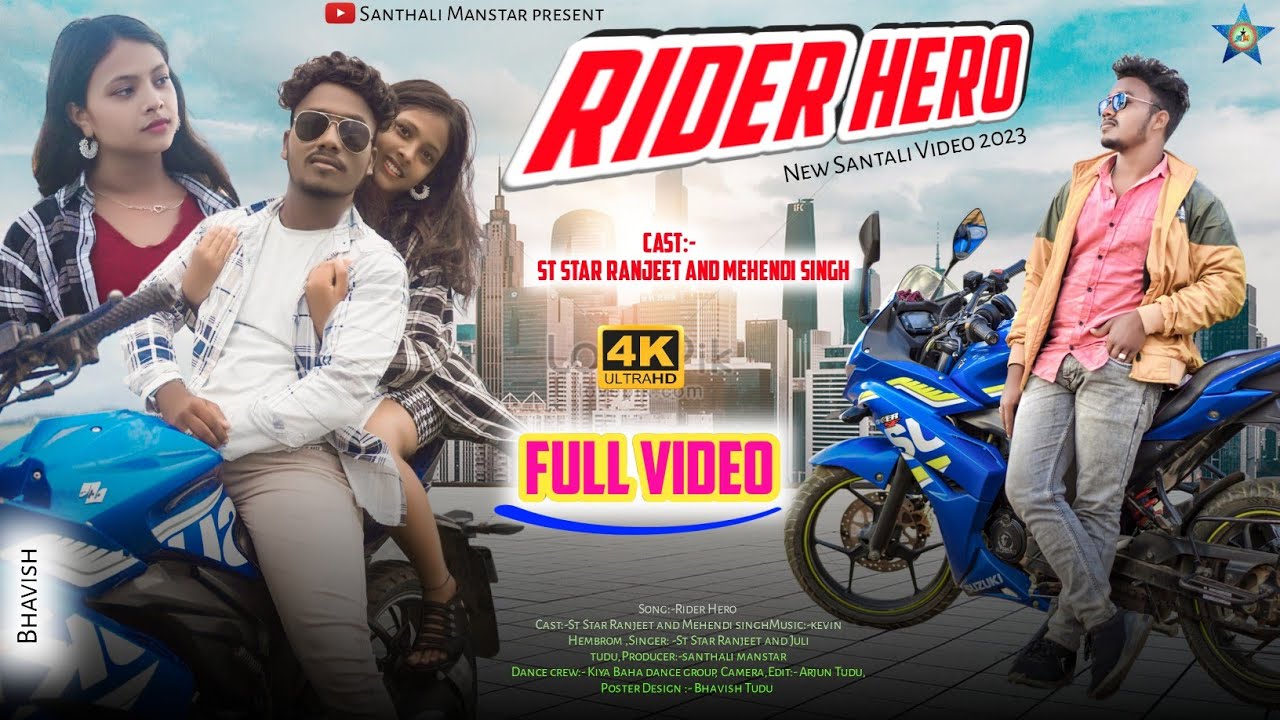 Rider Hero Santhali Video 2023//#RIDERHERO//St Star Ranjeet//Mehendi//kevin//Juli//Kiya Baha//Arjun