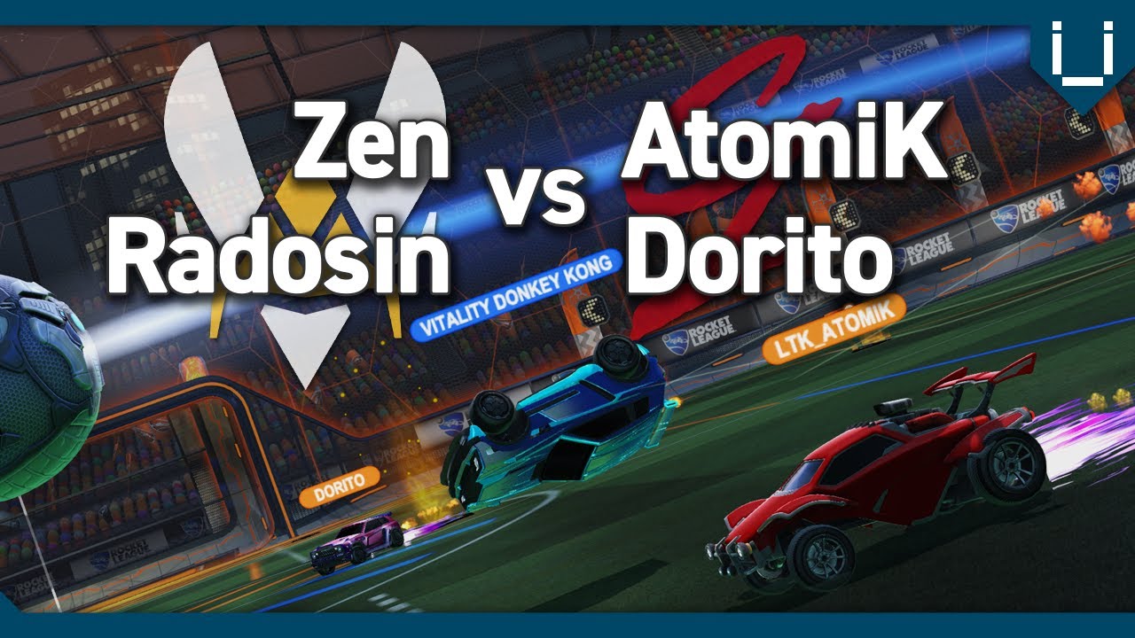 Зен + Радосин против АтомиК + Дорито | Франция против Испании | Rocket League 2v2