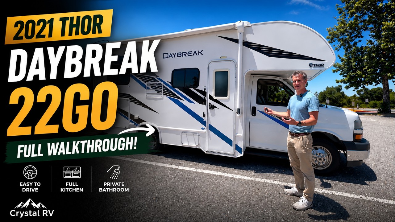 2021 Thor Daybreak 22GO Class C RV Walkthrough | Rental Orientation Guide