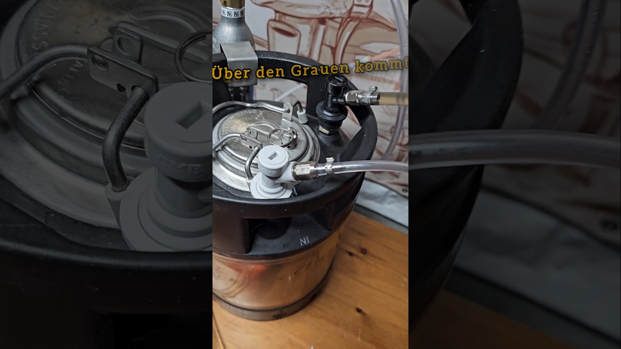 Cider per Gegendruck-Abf&uuml;llung in die Flasche bringen #cider #bier #gda #brewcrafter