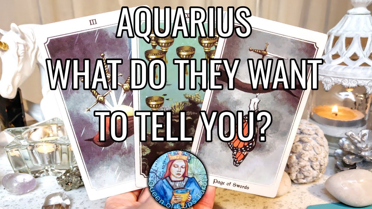 Aquarius - THEIR TRUE THOUGHTS AND FEELINGS REVEALED  ♒ ~ They feel your love controls them!
