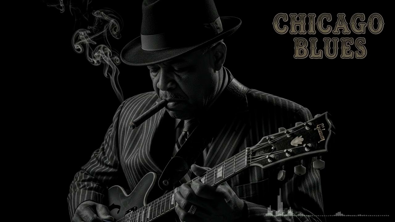 Chicago Blues After Midnight | Slow Electric Guitar Mix for Deep Emotional Night Blues