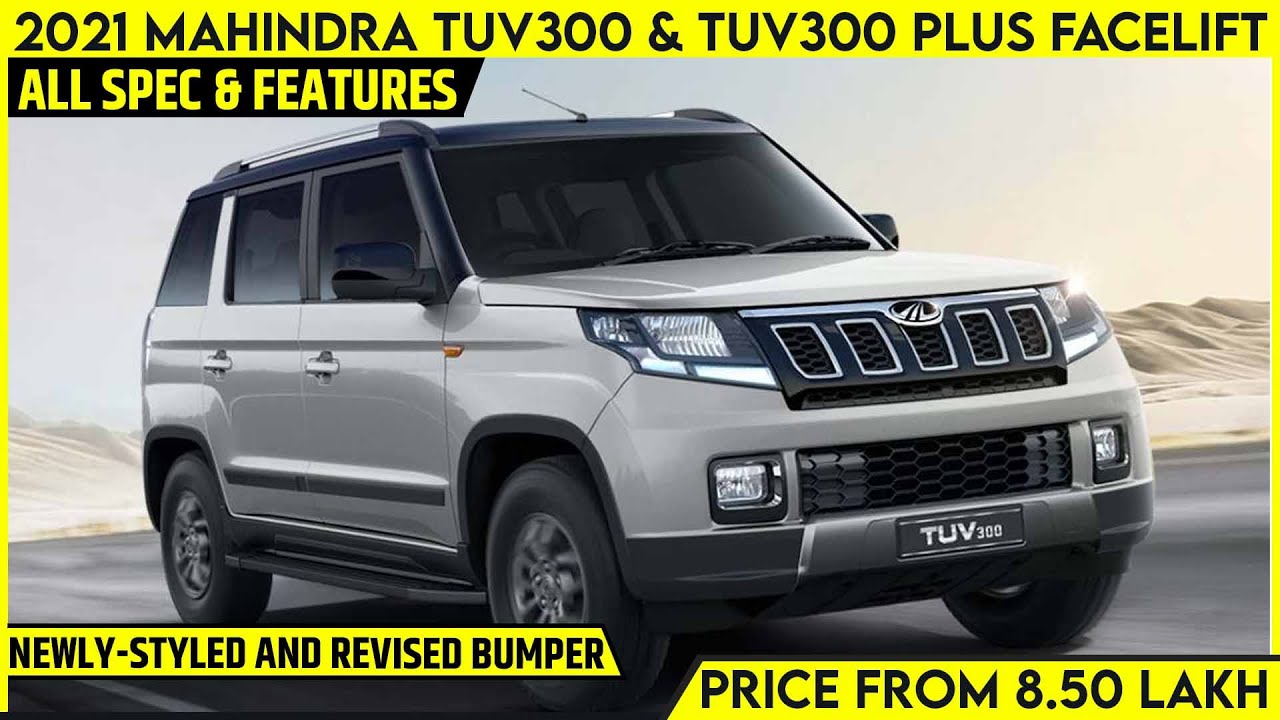 2021 Mahindra TUV300 & TUV300 Plus Facelift Launching Very Soon | All Spec, Features, Engine & More