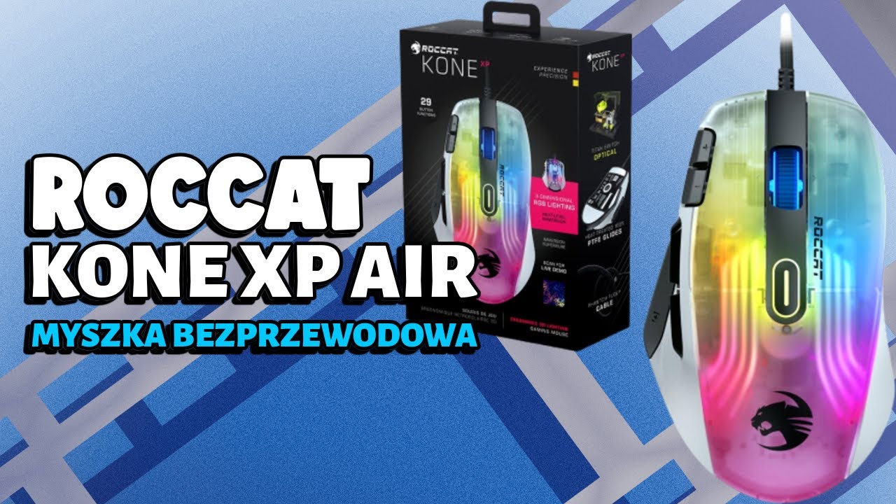 Roccat Kone XP AIR - Zaawansowana myszka bezprzewodowa