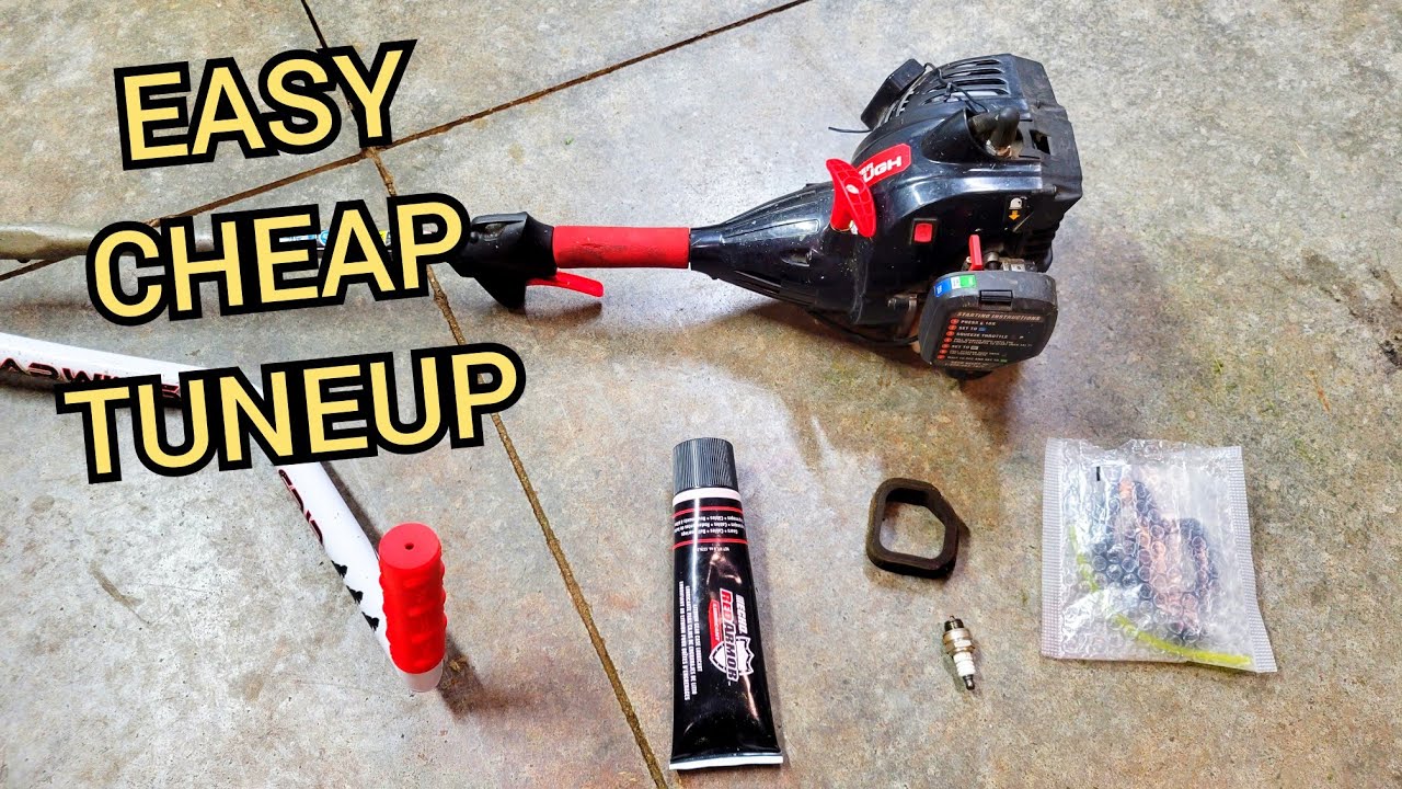 How to Do A TUNEUP On A HYPERTOUGH 2 Cycle STRING TRIMMER