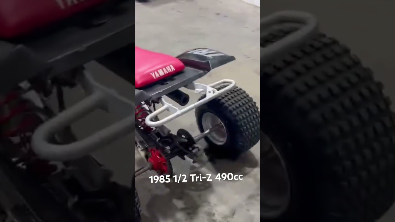 1985.5 Yamaha Tri-Z with a 490cc #ColdStart  #YAMAHA #TriZ #DeathMachine