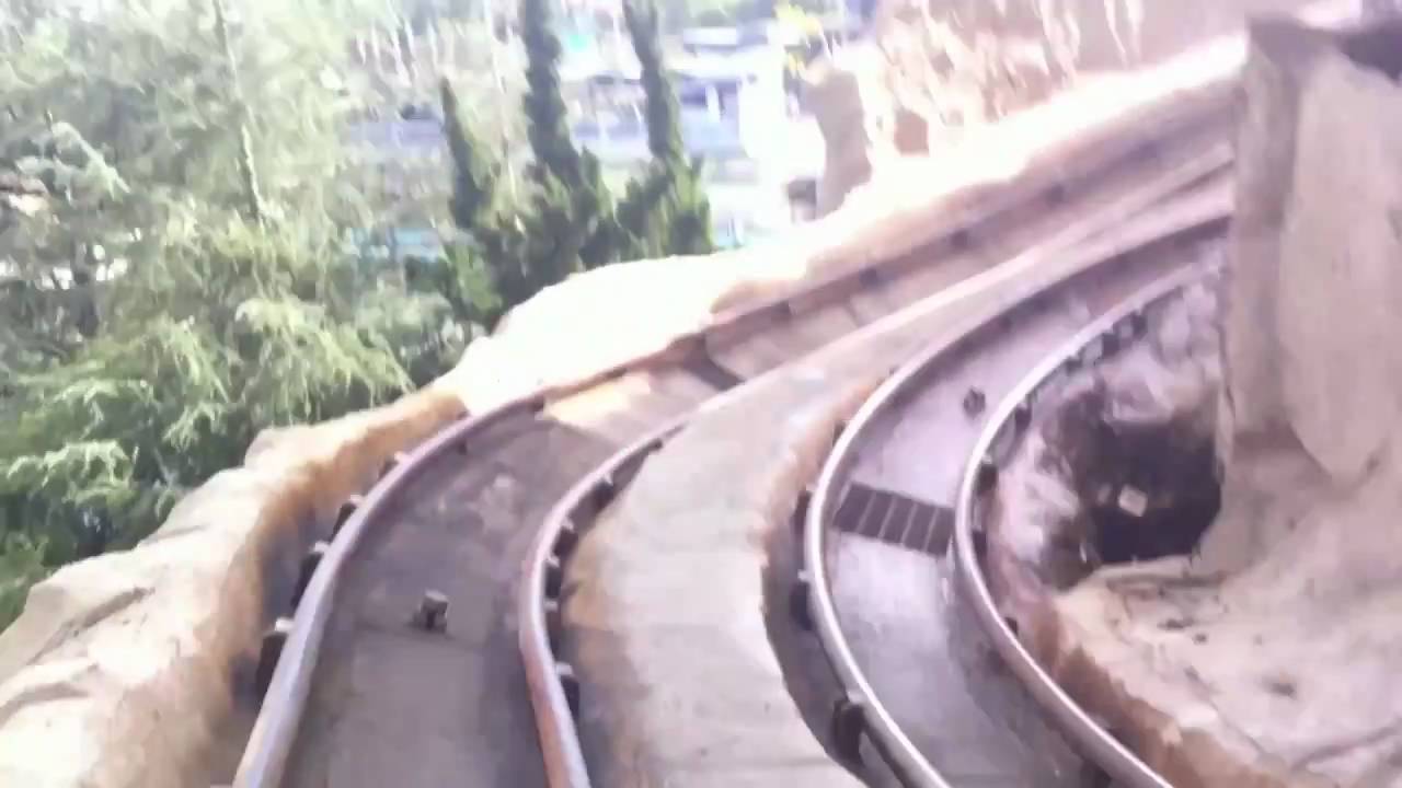 Matterhorn Mountain Disneyland California Front Seat Full Ride (HD)