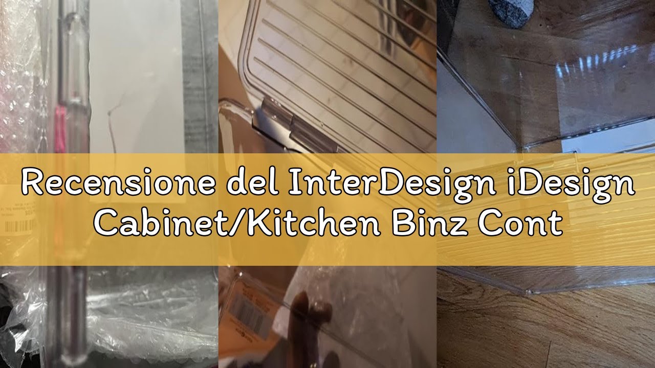 Recensione del InterDesign iDesign Cabinet/Kitchen Binz Contenitore Cucina E Dispensa, Organizer Per