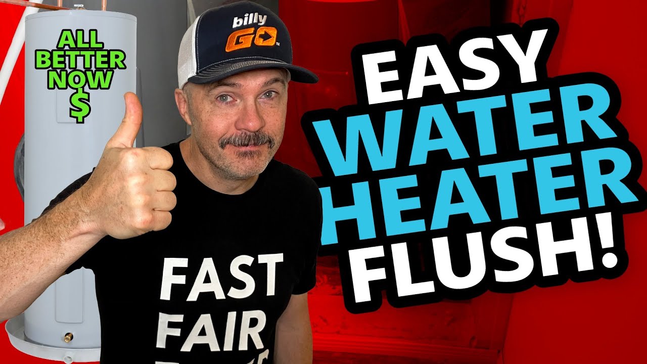 Easy Water Heater Flush Anyone Can Do!
