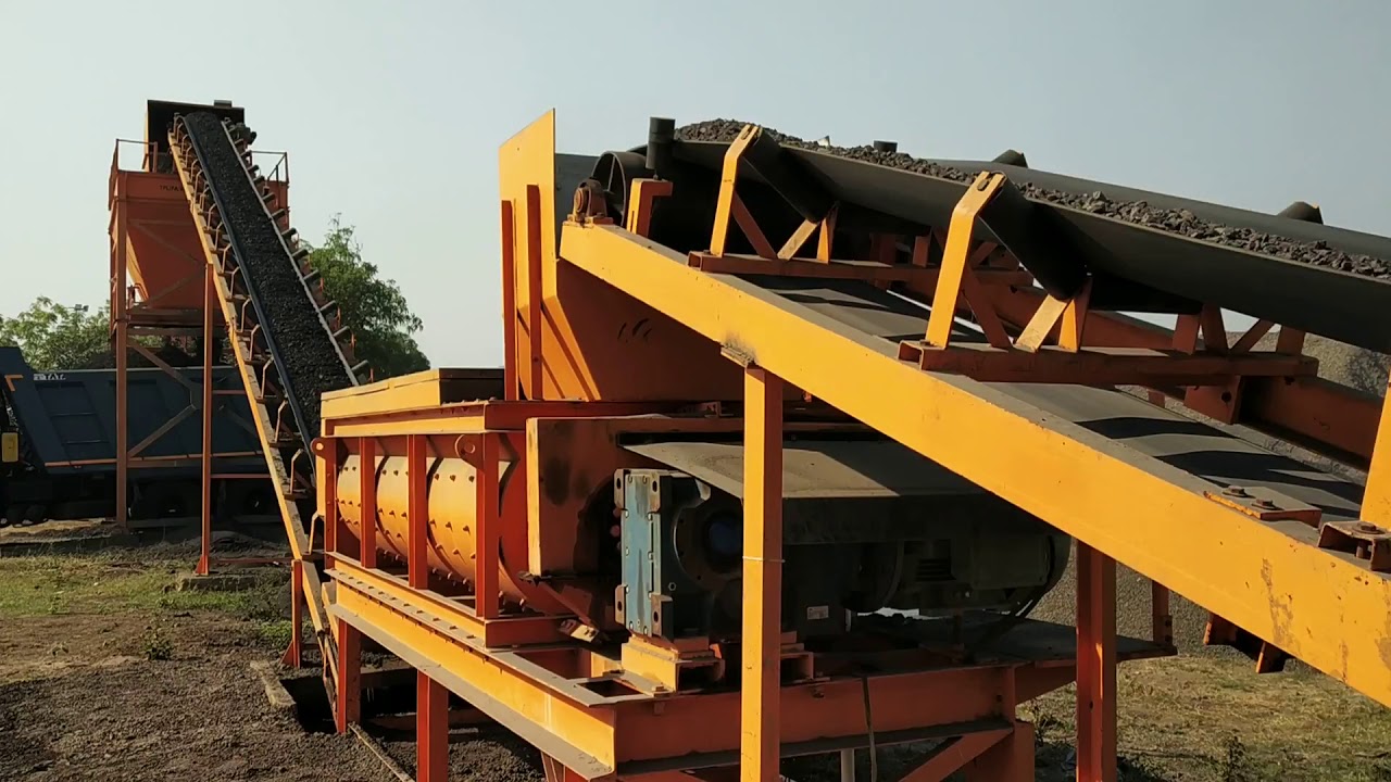 Working of WMM Plant for preparing Blanket material.