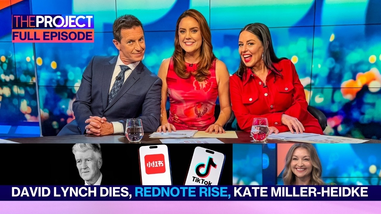 Ceasefire Confirmed, Vale David Lynch & Kate Miller-Heidke Live: The Project Full Episode (Jan 17)