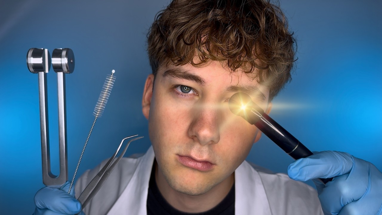 ASMR: Чистка ушей &mdash; Осмотр, проверка слуха и глубокая чистка
