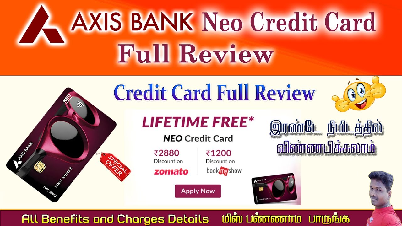 Axis Bank Neo Credit Card Benefits and Feature Full Reviews in Tamil 2024@Tech and Technics