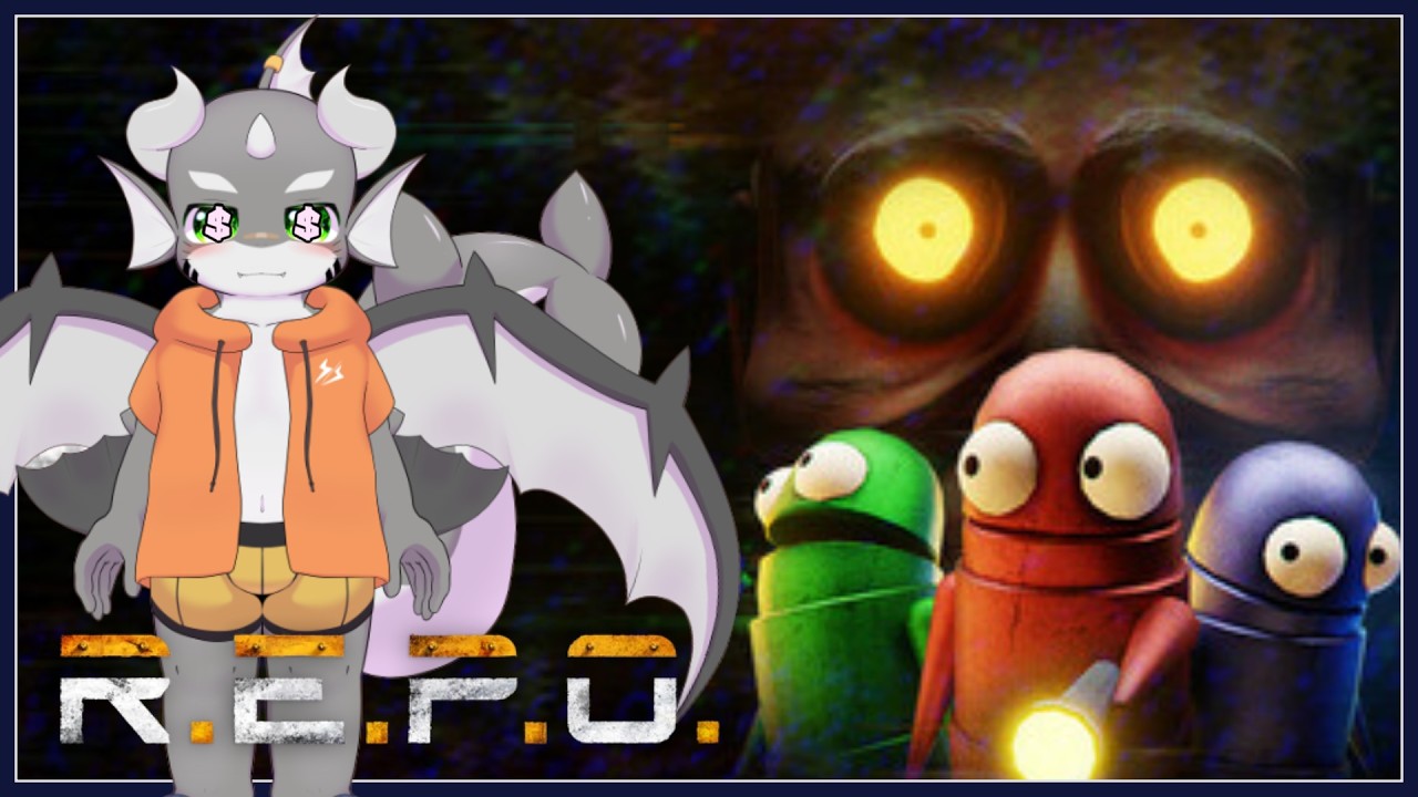 【R.E.P.O.】天井時間が来るかやられるまでソロお宝さがし！#2【ケモノVTuber】#shorts #repo
