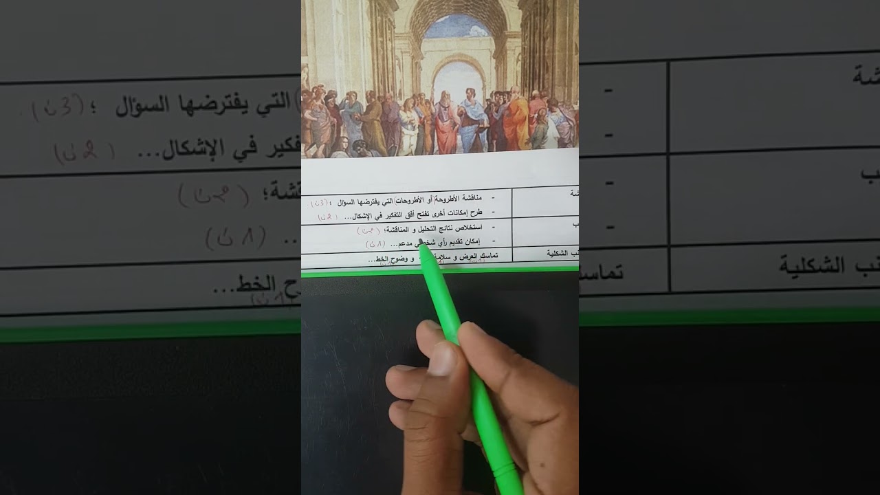 حلقة خاصة بمنهجية الكتابة الفلسفية. 5/5