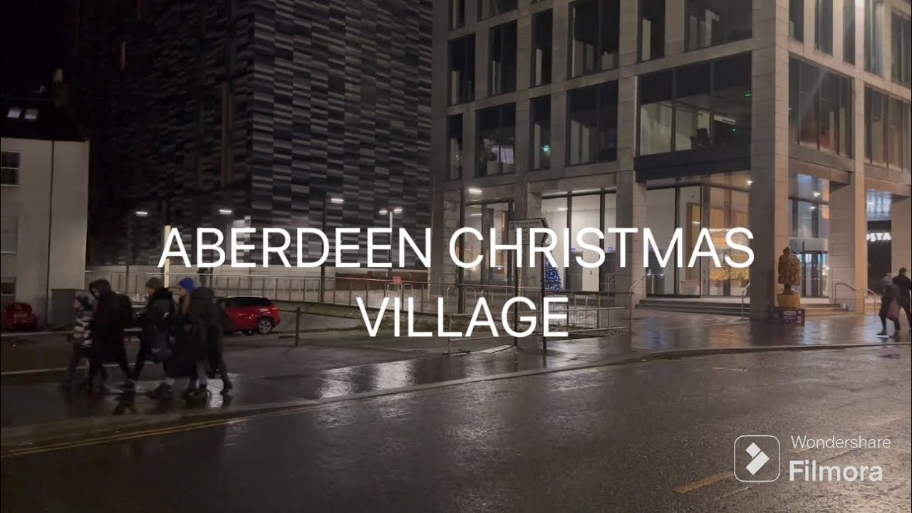 ABERDEEN CHRISTMAS VILLAGE ||SCOTLAND||UNITED KINGDOM