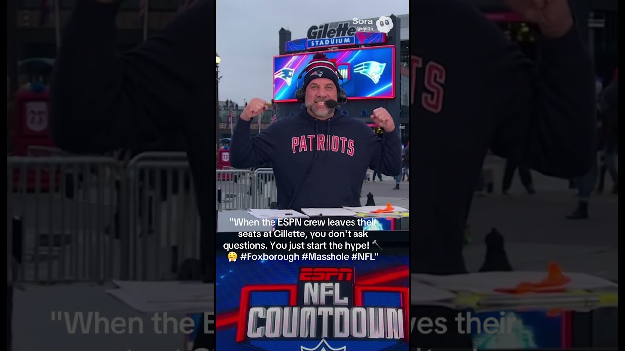 "The guys at ESPN NFL Countdown needed a coffee break, so I decided to fill in. ☕️🎤 