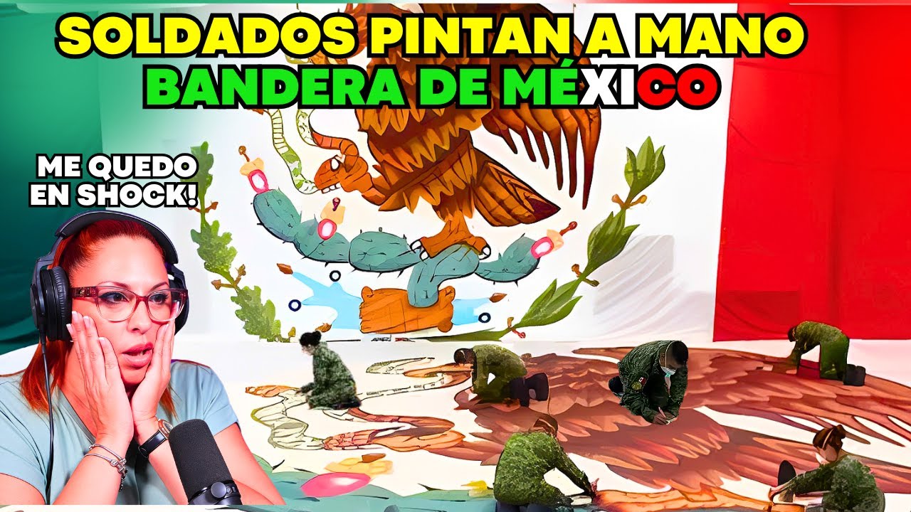 Reaccionando a ASÍ se HACE LA BANDERA de MÉXICO MONUMENTAL! Ceci Dover reacciona