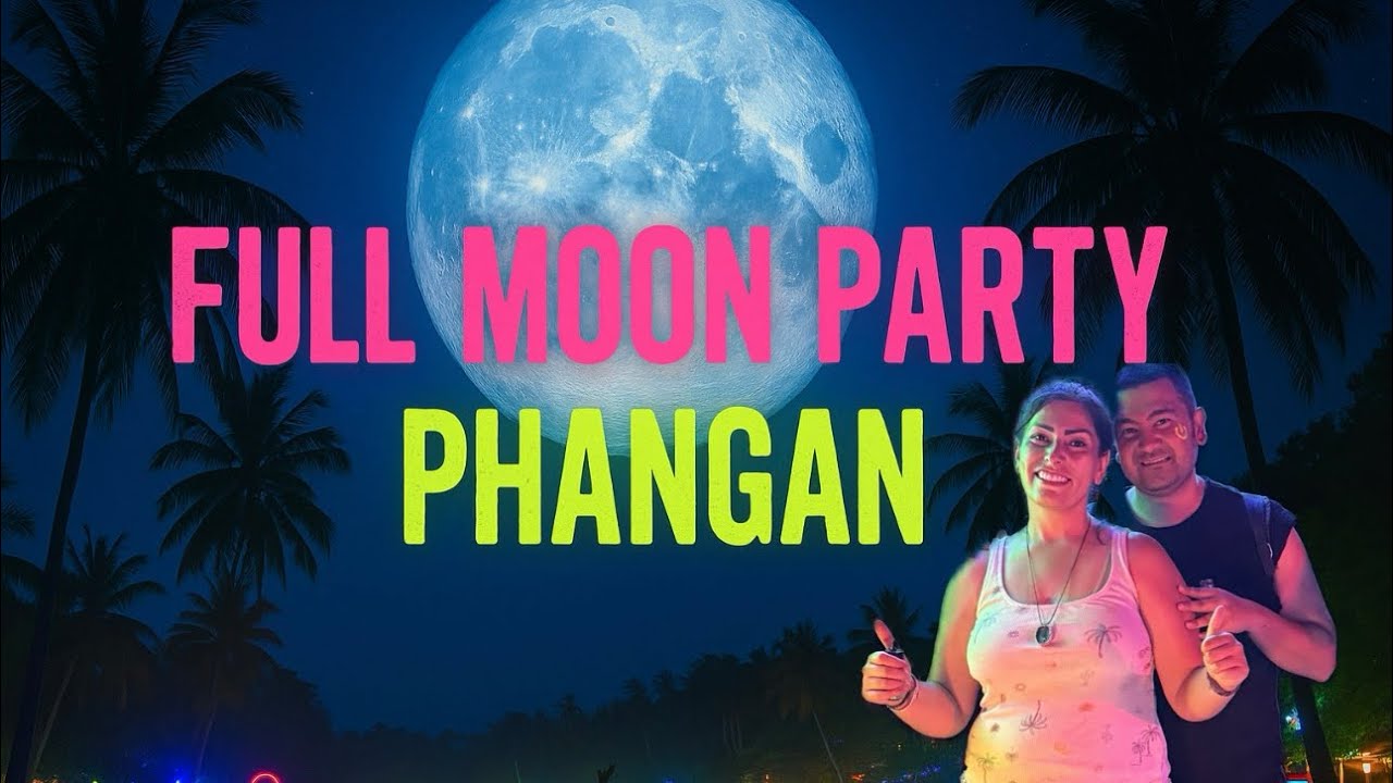 شب ماه کامل در تایلند 🌕 | فول&zwnj;مون پارتی کو پنگان