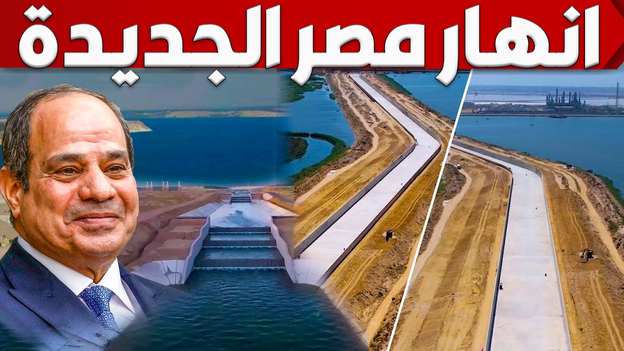 شوف كيف بنى المصريون اكبر بيارة مياه واطول نهر صناعى بالعالم فى الصحراء الغربية