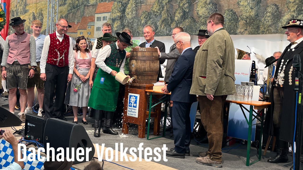 Dachauer Volksfest 2022 - Anstich und Impressionen vom Festplatz am 13.08.2022