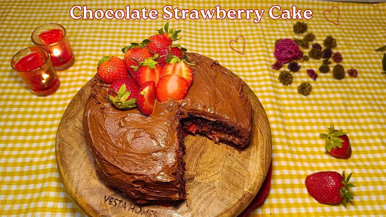 The Perfect Chocolate Strawberry Cake | Baking Therapy