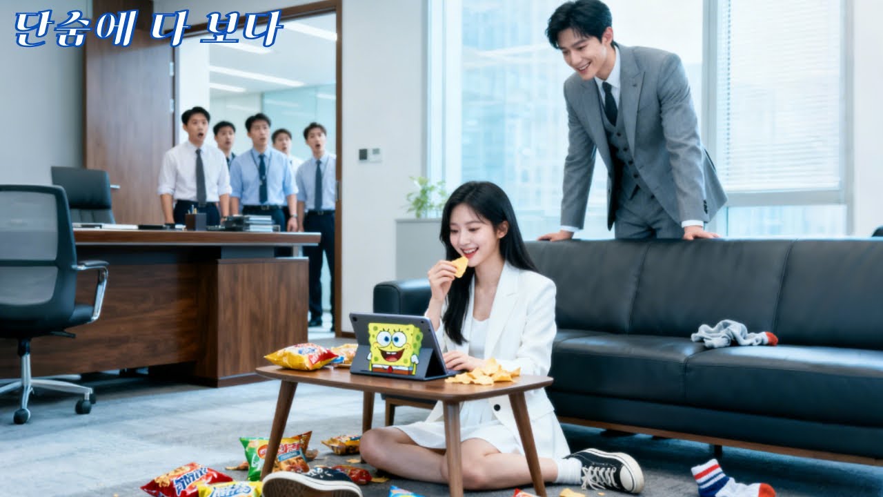 모두가 CEO 사무실에서 과자 먹던 가난한 소녀가 해고될 거라 생각했지만, CEO는 화도 안 내고 귀엽다 했다!