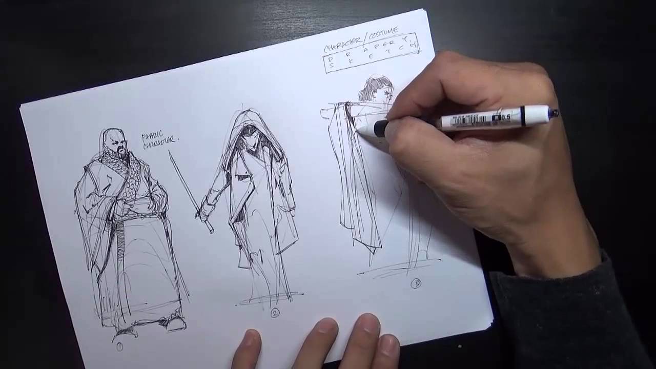 idraw series EP5: character rough studies...practice
