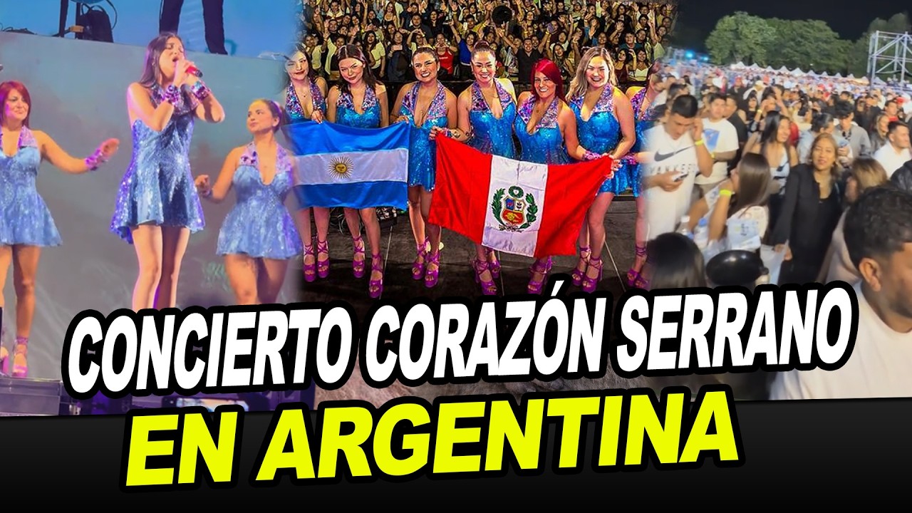 CORAZÓN SERRANO CONQUISTÓ ARGENTINA EN SU CONCIERTO INTERNACIONAL