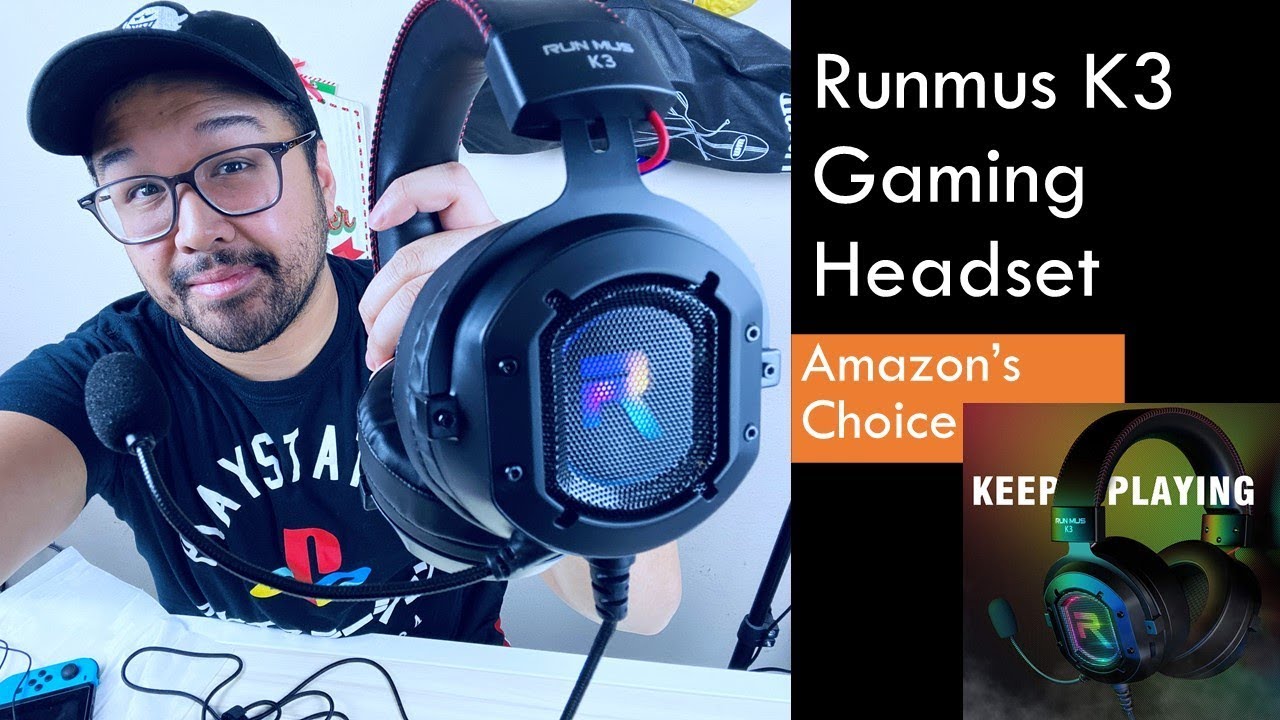 Runmus K3 Gaming Headset - Amazon's Choice (Got it for Under $20!)