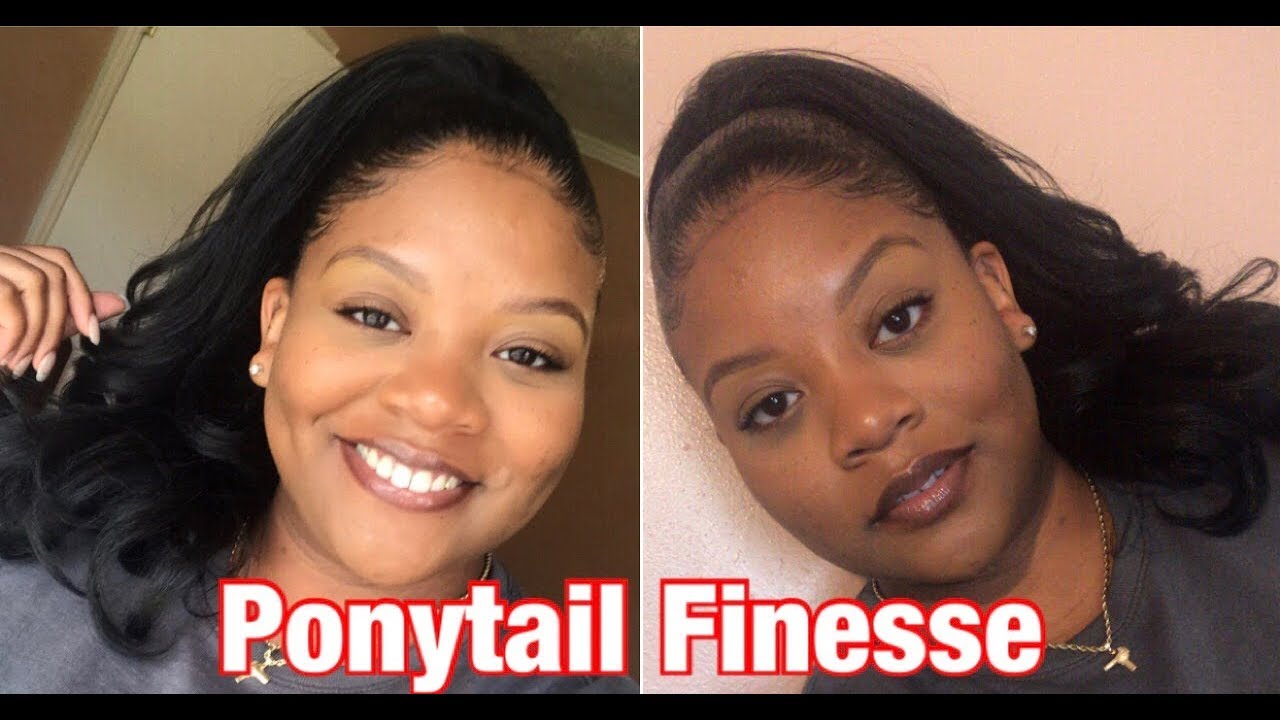 PonyTail Finesse | Drawstring PonyTail | Super Easy