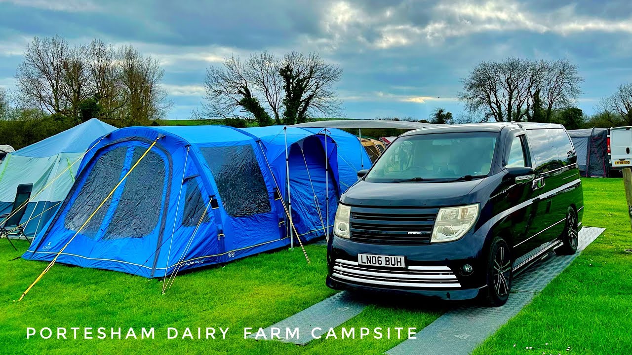 Portesham Dairy Farm Campsite near Weymouth Dorset | Review and day 1 | 