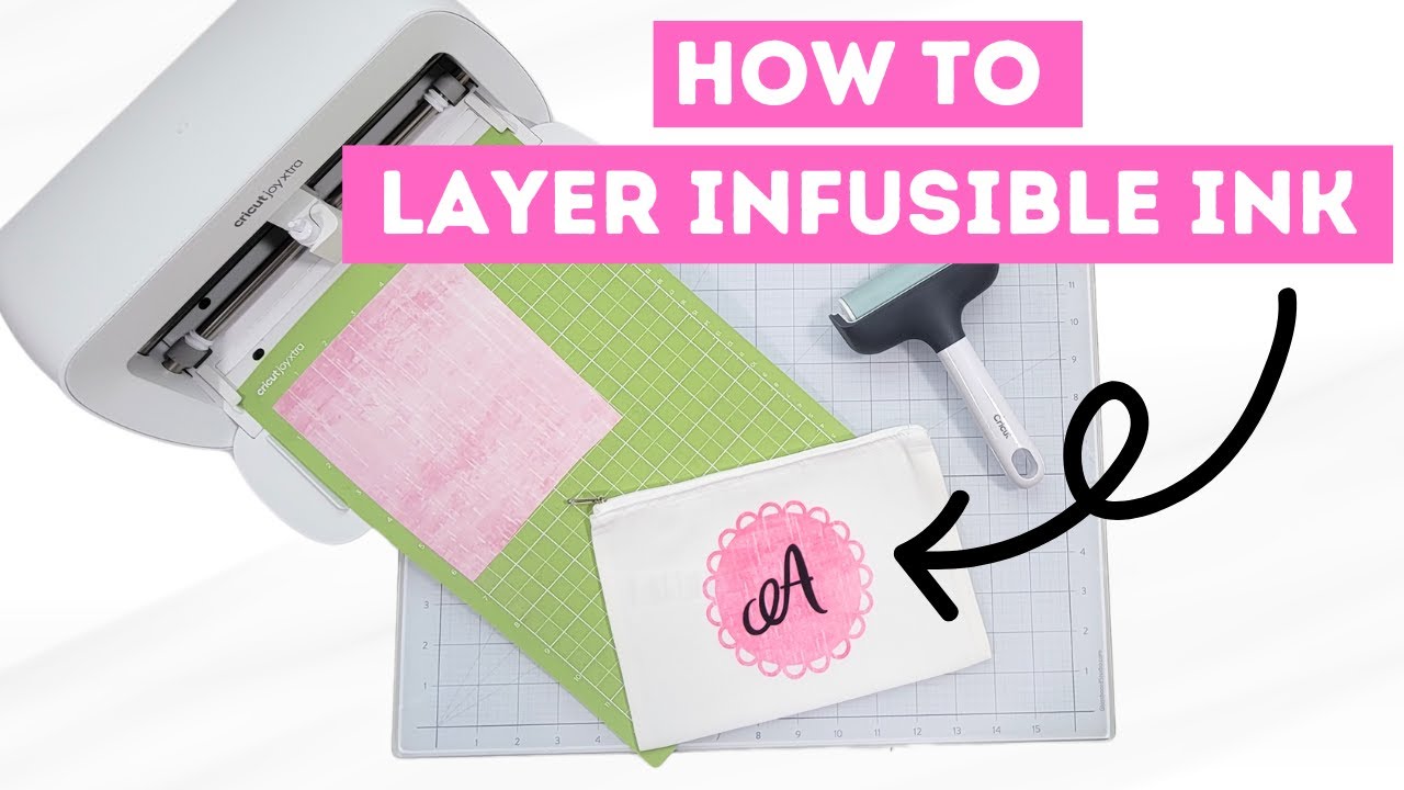 Как наносить слои чернил Cricut Infusible без инструмента Slice! Cricut Joy Xtra Projects