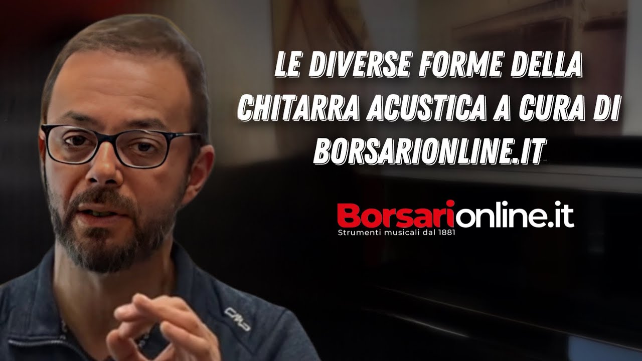 Le DIVERSE FORME della CHITARRA ACUSTICA a cura di borsarionline.it