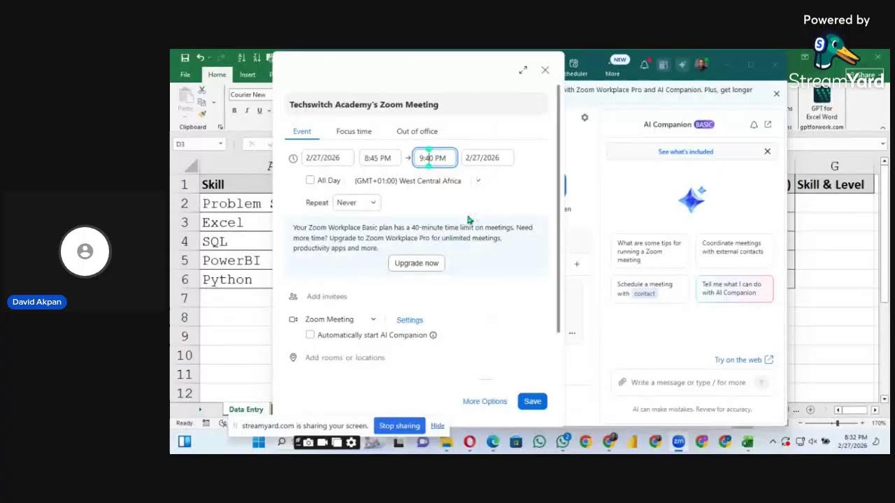 Excel for Data Analytics