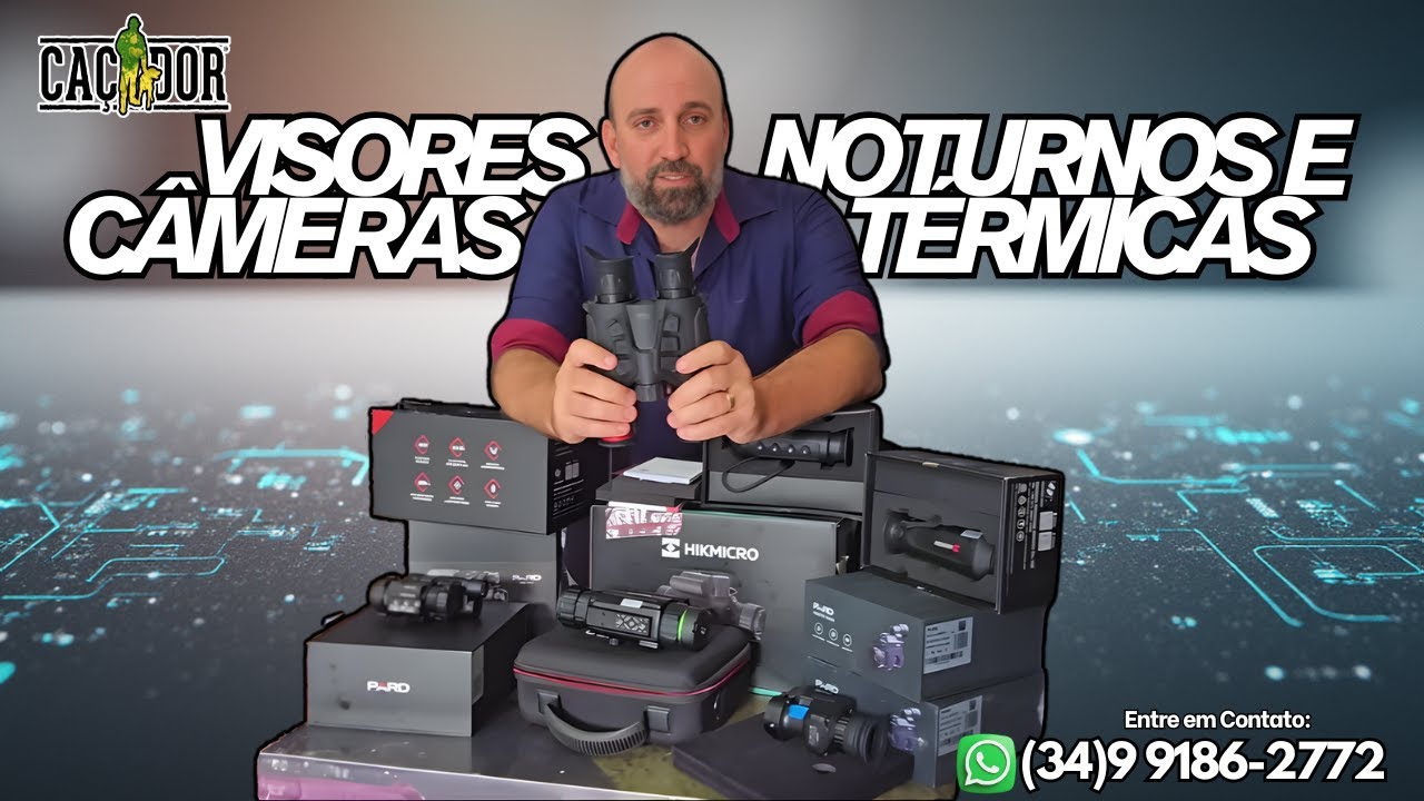 Melhores equipamentos Thermal e Visão Noturna - Conheça as diferenças