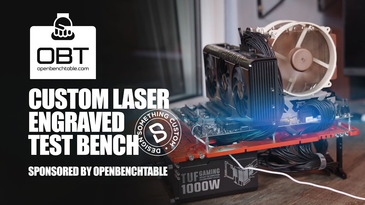 Custom Laser Engraved Openbenchtable @TechVocados