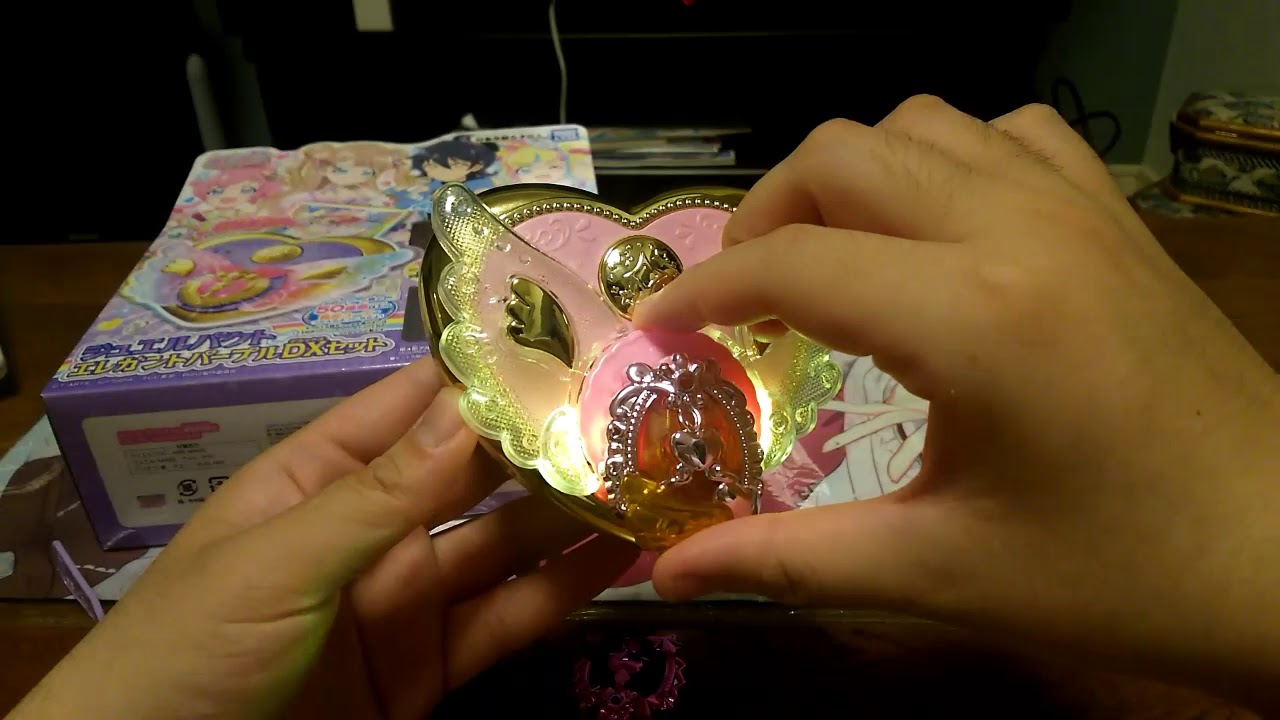 【プリチャン】ジュエルパクトエレガントパープルDXレビューします。