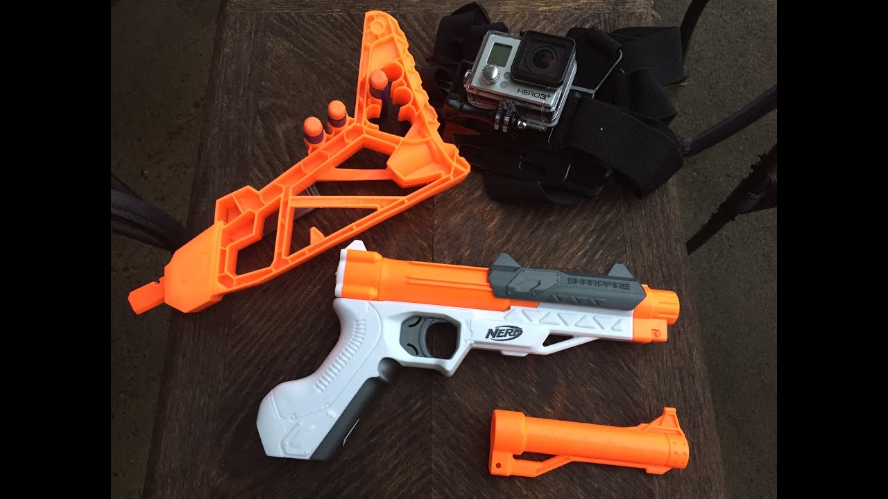 Honest Review: NEW 2015 Nerf SHARPFIRE (Full Unboxing and Firing Demo)