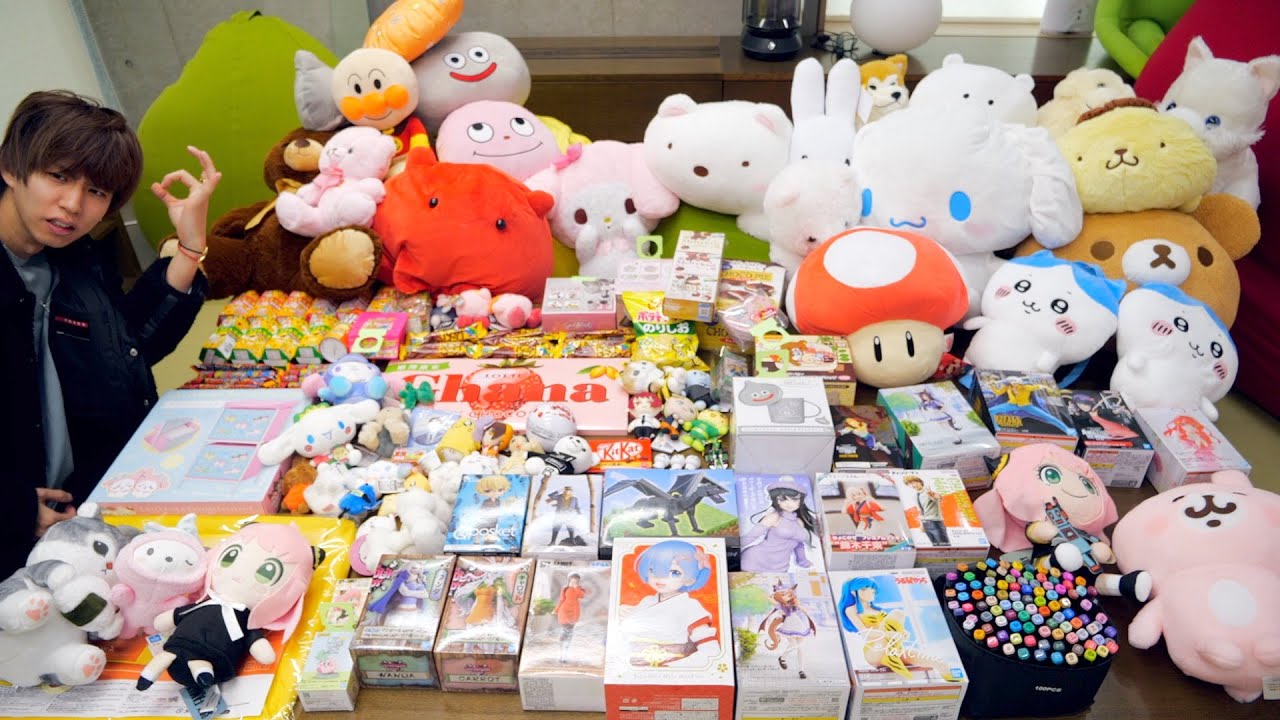 ゲーセンのクレーンゲームの景品を全部売ったら何円になるの？