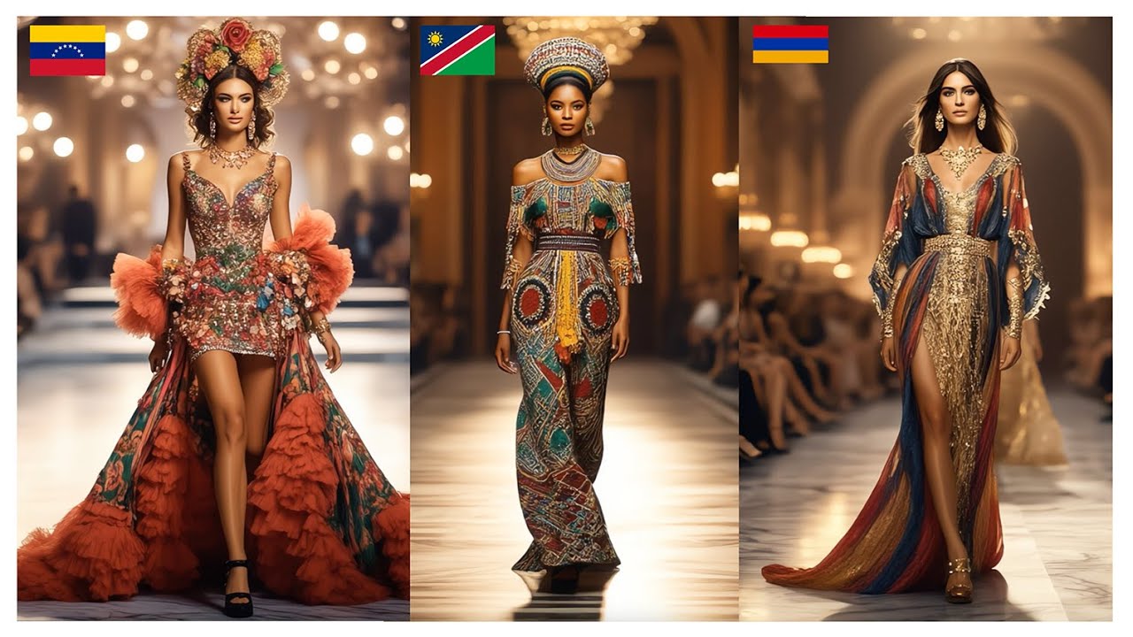 25 Luxury Dresses Inspired by Nationalities Around the World 🌍