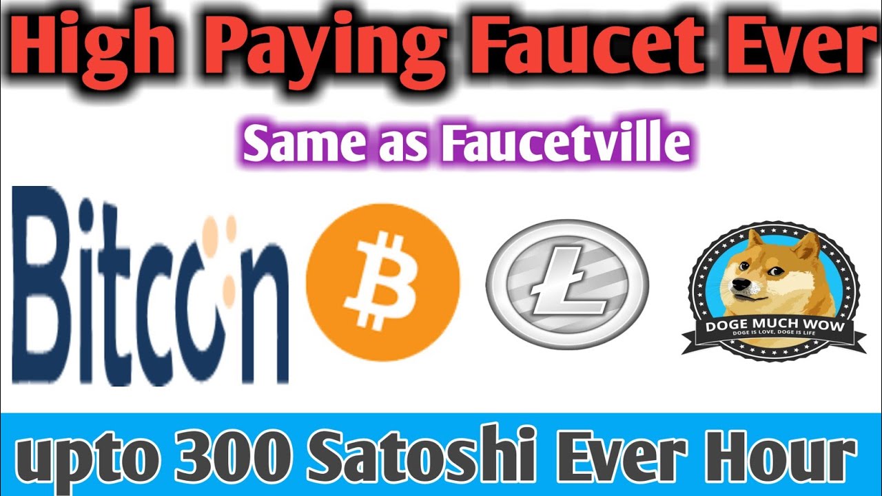 Highest paying faucet ever  claim upto 300 satoshi every hour free crypto earning faucet 2021