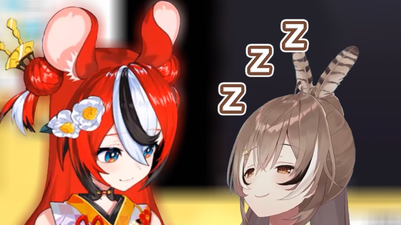 Una Mumei con mucho sueño visita a Bae (Hololive Sub Español)